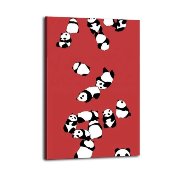 Panda Oil On Canvas Canvas Art