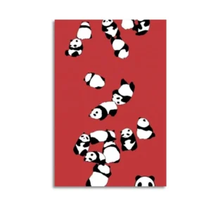 Panda  Oil On Canvas  Canvas Art