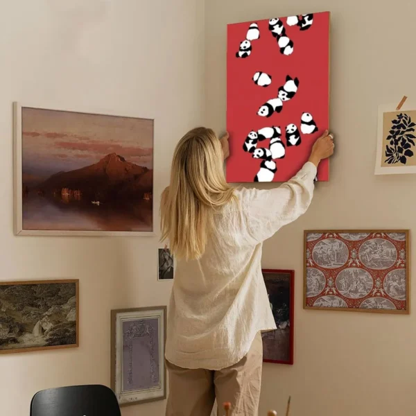 Panda  Oil On Canvas  Canvas Art - Image 5