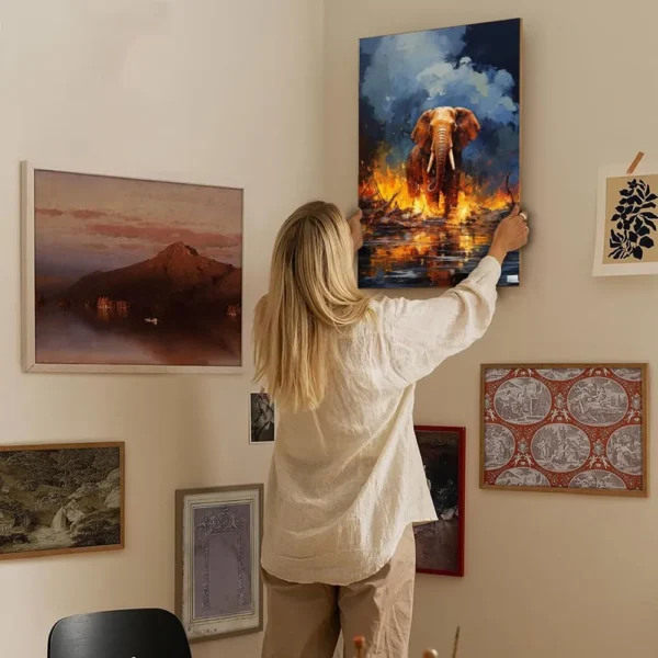 Elephant Canvas Poster Canvas Art - Image 6