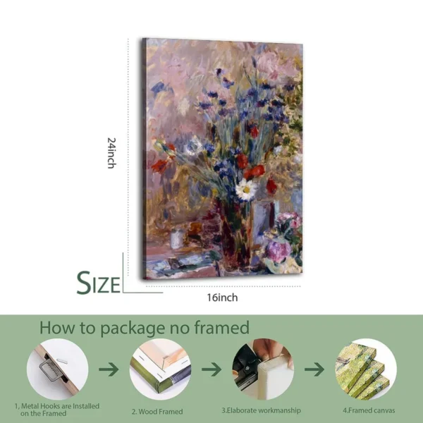 Landscape Flowers   Canvas Art Canvas Poster - Image 5