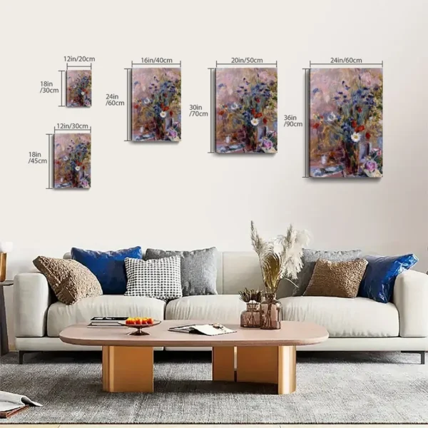 Landscape Flowers   Canvas Art Canvas Poster - Image 8