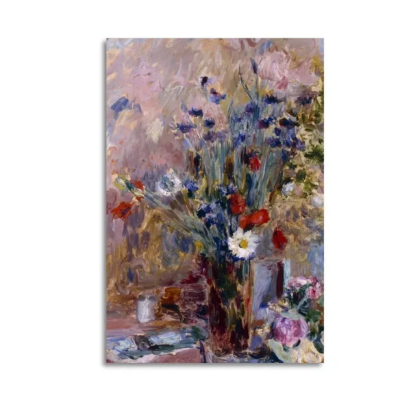 Landscape Flowers Canvas Art Canvas Poster