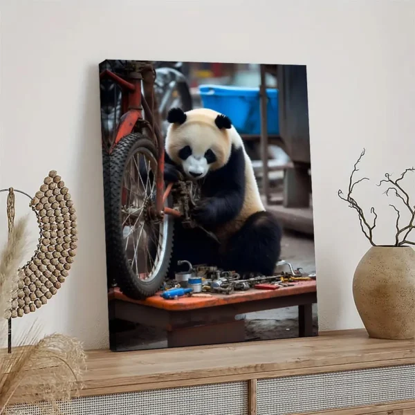 Panda  Modern Canvas Painting Canvas Art - Image 4