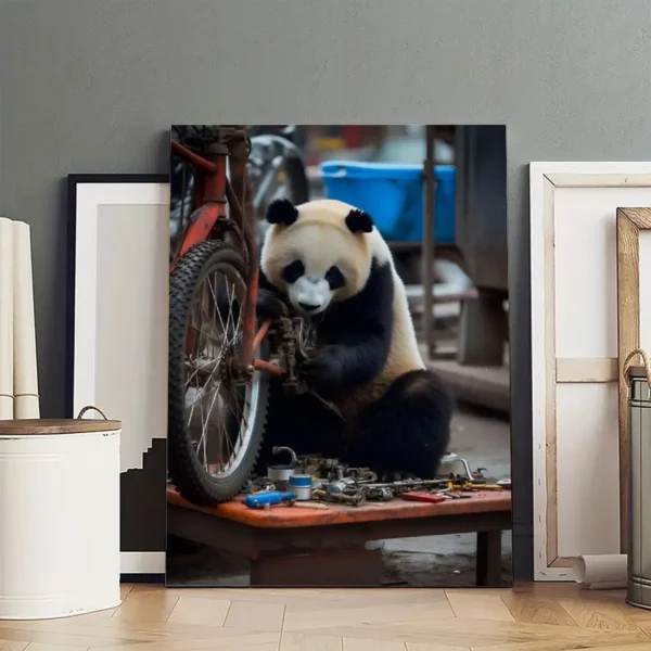 Panda  Modern Canvas Painting Canvas Art - Image 3
