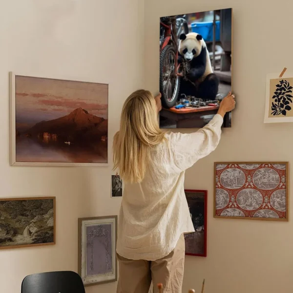 Panda  Modern Canvas Painting Canvas Art - Image 5