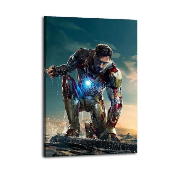 Marvel Iron Man Robert Canvas Art Downey Jr