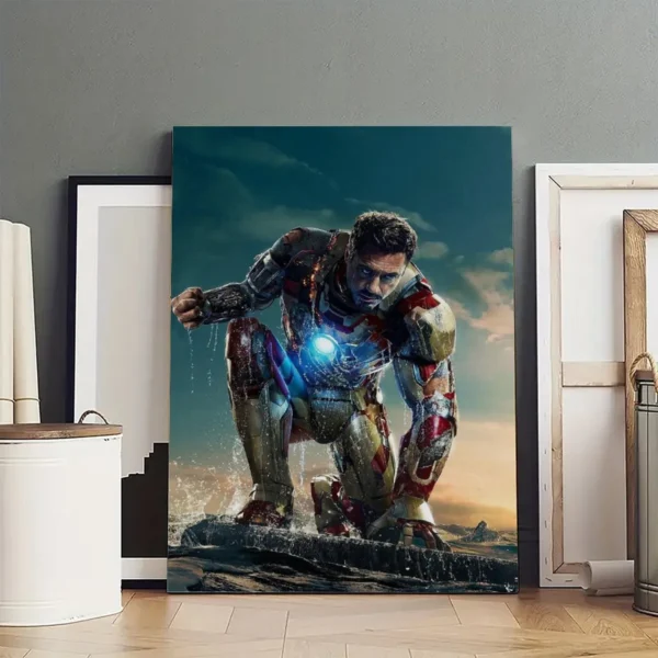Marvel Iron Man Robert Canvas Art Downey Jr - Image 5