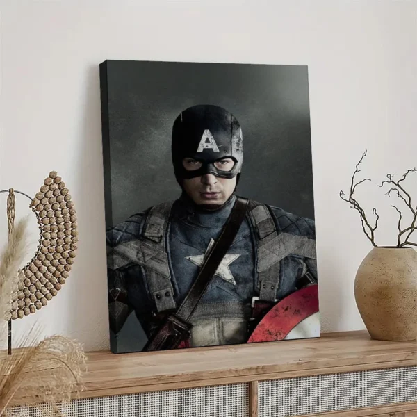 Marvel Captain America   Canvas Art Canvas Poster - Image 3