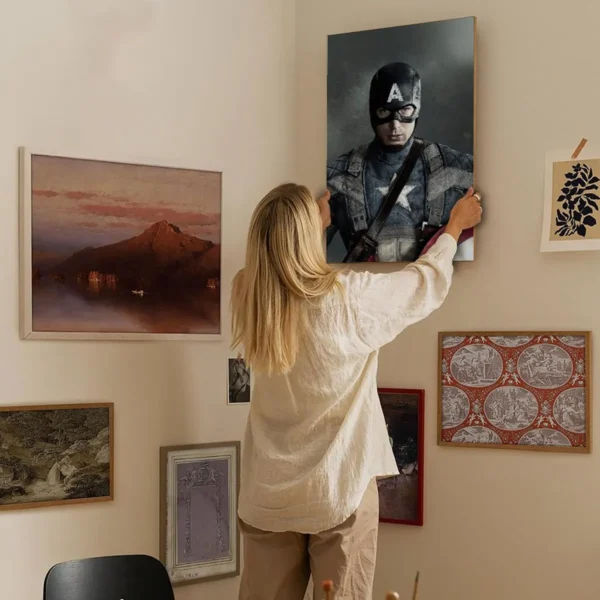 Marvel Captain America   Canvas Art Canvas Poster - Image 5