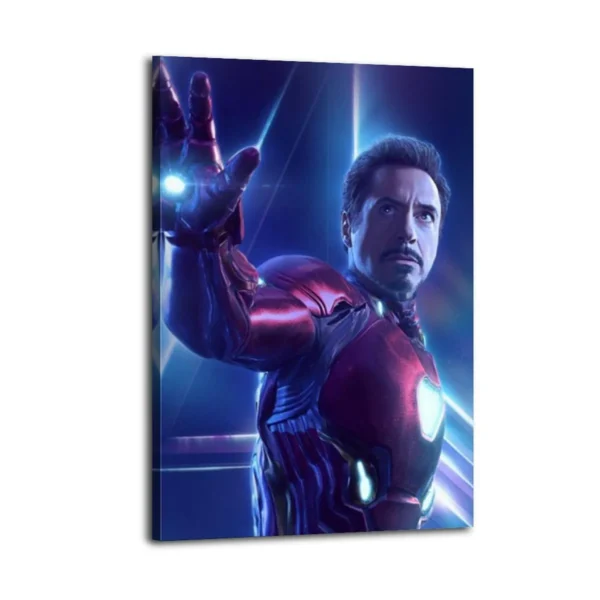 Marvel Iron Man Robert Downey Jr Canvas Art
