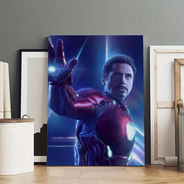 Marvel Iron Man Robert Downey Jr Canvas Art - Image 4