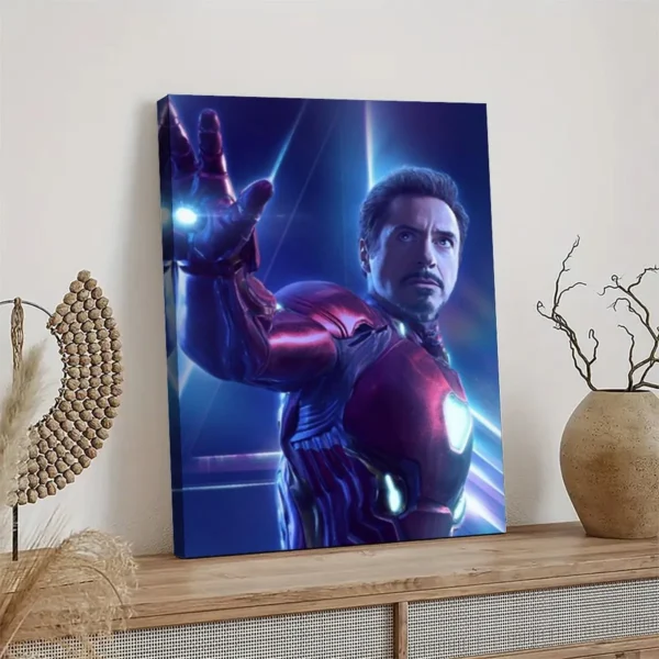 Marvel Iron Man Robert Downey Jr Canvas Art - Image 3