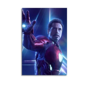 Marvel Iron Man Robert Downey Jr Canvas Art