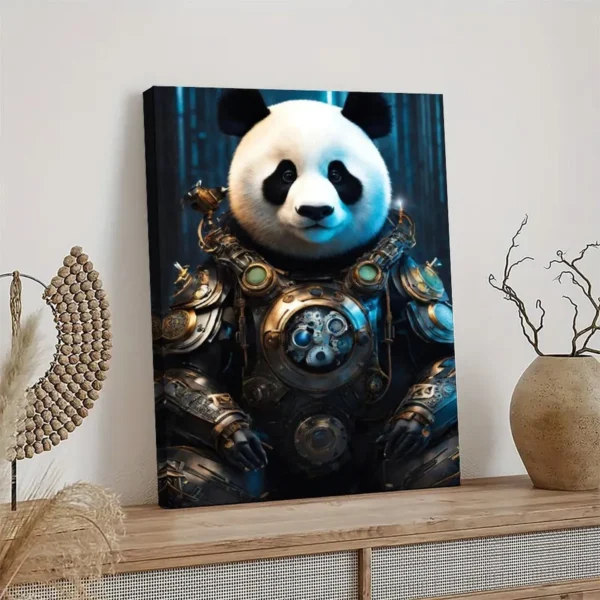 Panda  Canvas Art Canvas Artwork - Image 3