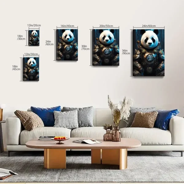 Panda  Canvas Art Canvas Artwork - Image 6