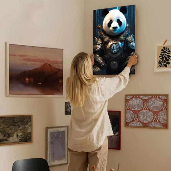 Panda  Canvas Art Canvas Artwork - Image 5