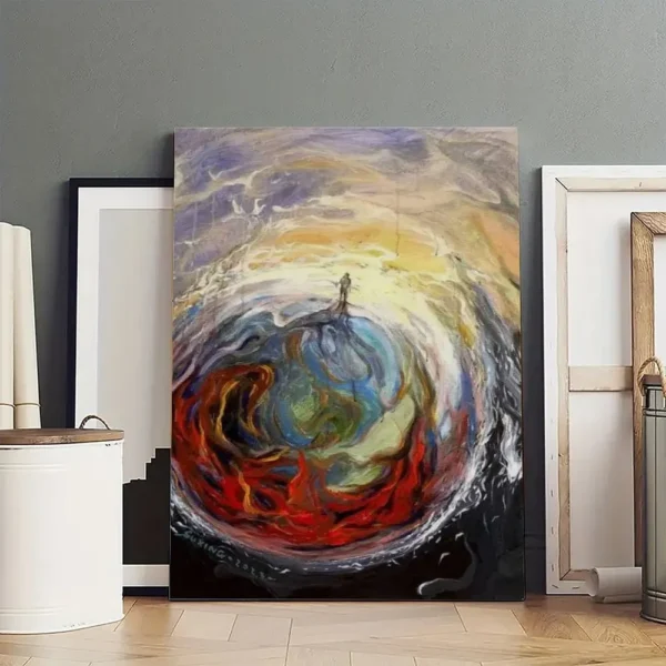 Abstract Art Painting Canvas Art Canvas Poster - Image 4