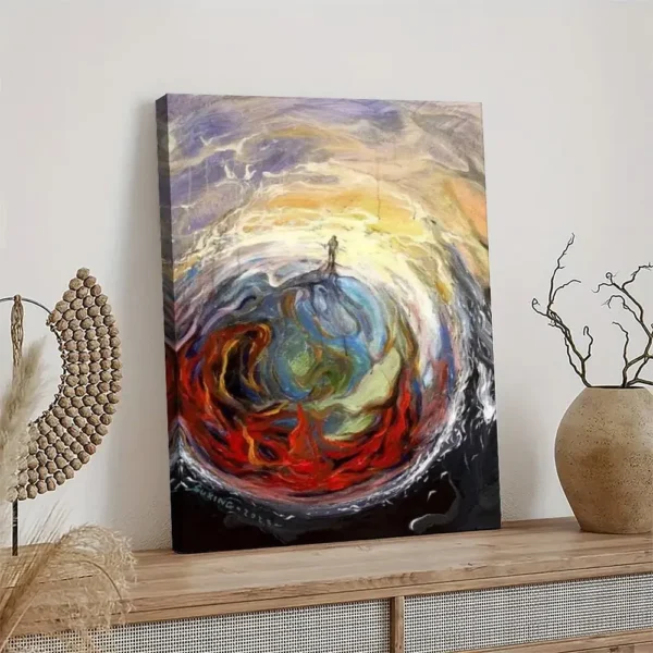 Abstract Art Painting Canvas Art Canvas Poster - Image 3