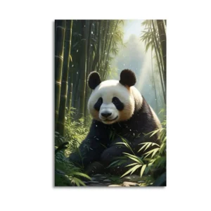 Panda  Canvas Art  Framed Posters