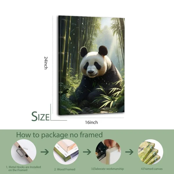 Panda  Canvas Art  Framed Posters - Image 7