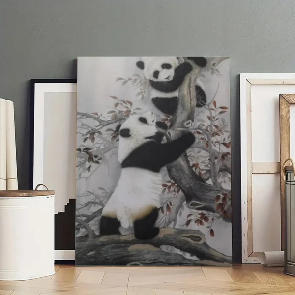 Panda  Canvas Art  Posters For Room - Image 4