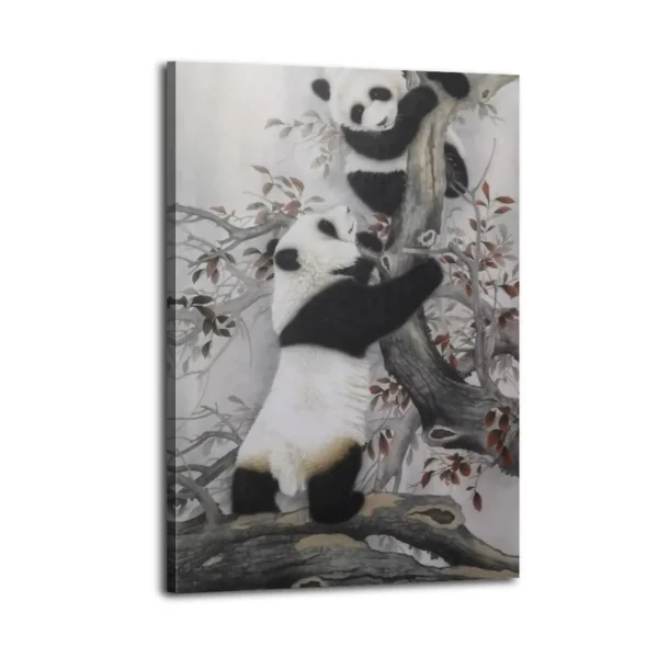Panda Canvas Art Posters For Room