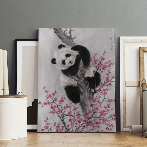 Panda Canvas Art Canvas Painting - Image 4