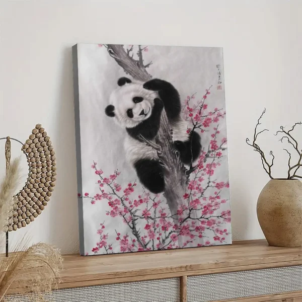 Panda Canvas Art Canvas Painting - Image 3