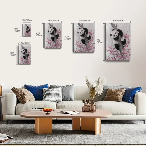 Panda Canvas Art Canvas Painting - Image 6