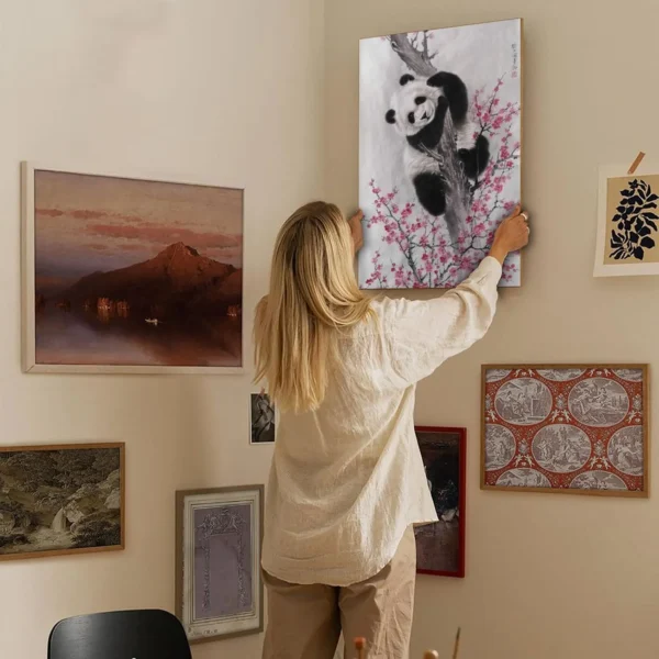 Panda Canvas Art Canvas Painting - Image 5