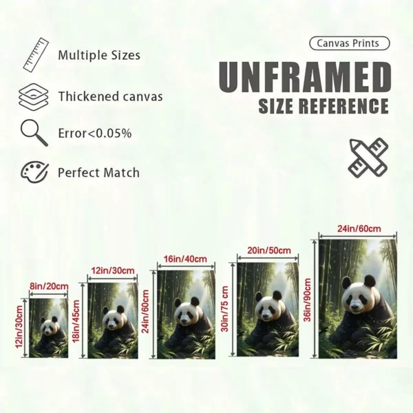 Panda  Canvas Art  Framed Posters - Image 8