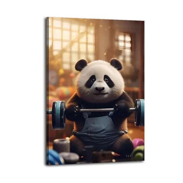 Panda Framed Posters Canvas Art