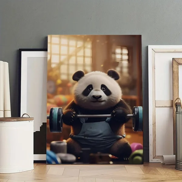 Panda Framed Posters  Canvas Art - Image 3