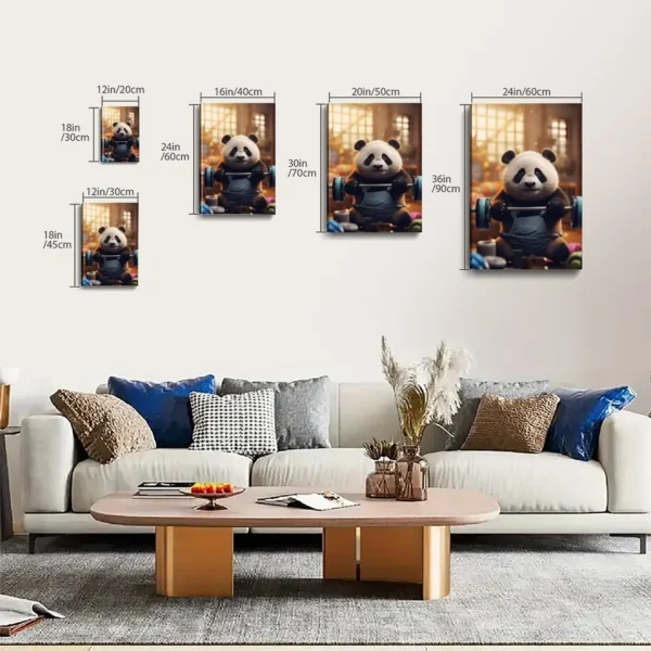 Panda Framed Posters  Canvas Art - Image 6