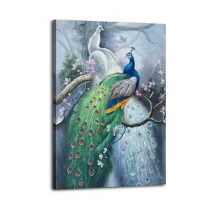 Peacock Canvas Art Famous Oil Paintings