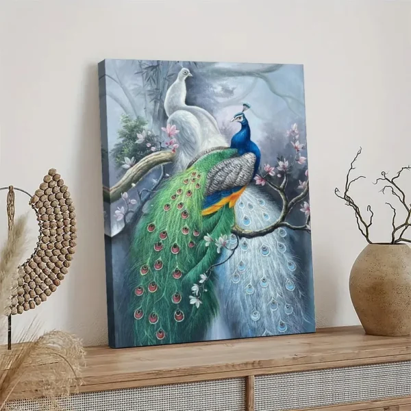 Peacock Canvas Art Famous Oil Paintings - Image 4