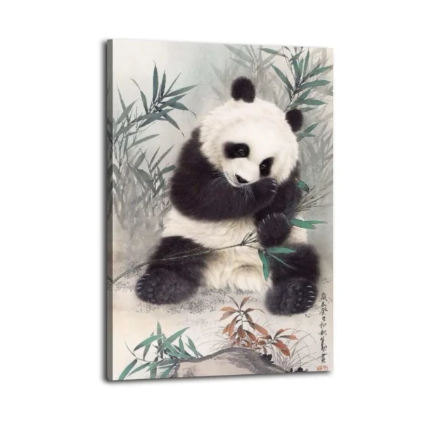 Panda Canvas Art Print Posters