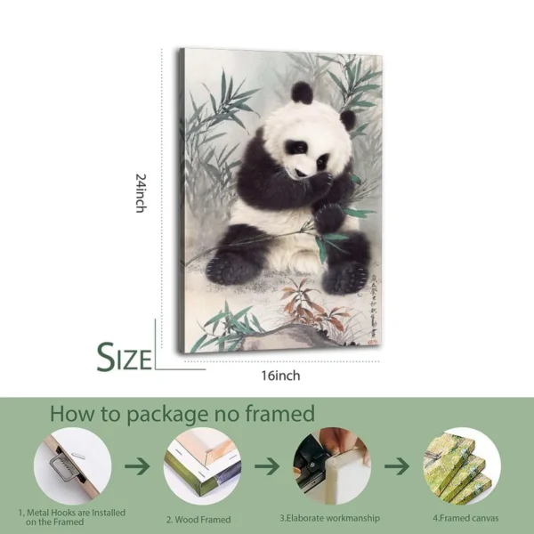 Panda  Canvas Art  Print Posters - Image 7