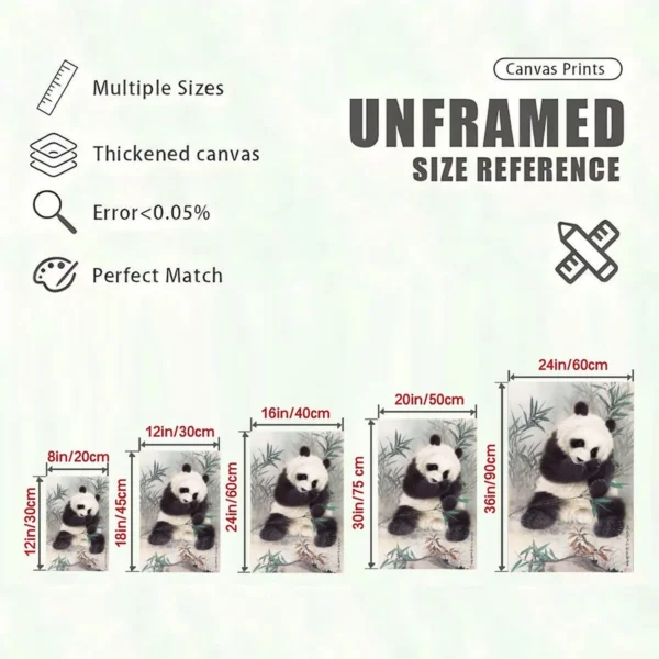 Panda  Canvas Art  Print Posters - Image 8