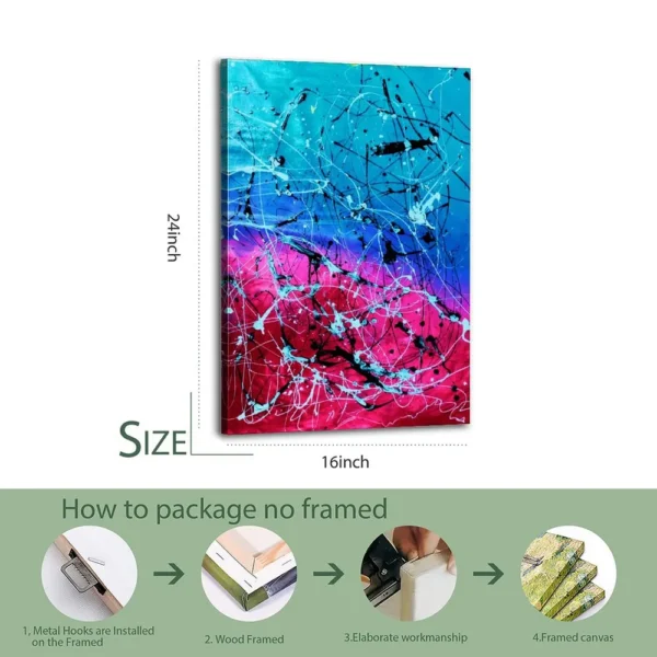 Abstract Landscape Painting Canvas Art - Image 6