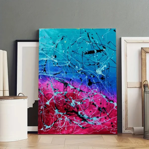 Abstract Landscape Painting Canvas Art - Image 4