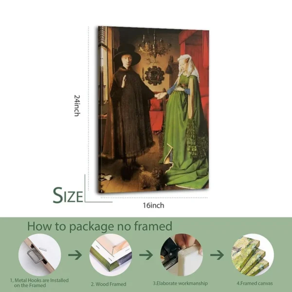 Arnolfini Wedding Canvas Art - Image 7