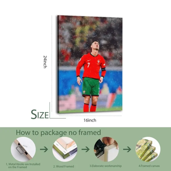 Cristiano Ronaldo  Canvas Art - Image 7