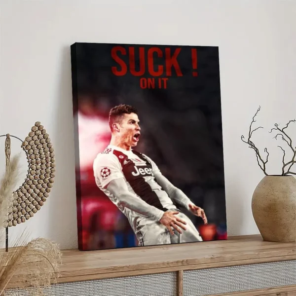 Cristiano Ronaldo  Canvas Art  Oil On Canvas - Image 3