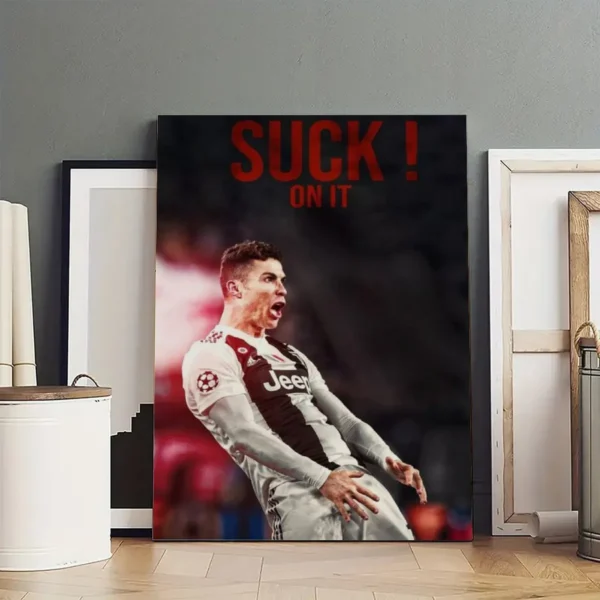 Cristiano Ronaldo  Canvas Art  Oil On Canvas - Image 4
