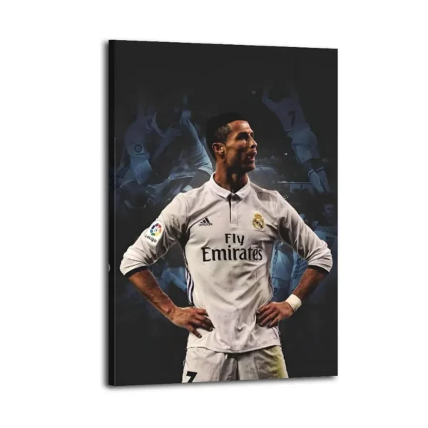 Cristiano Ronaldo Oil And Canvas Canvas Art