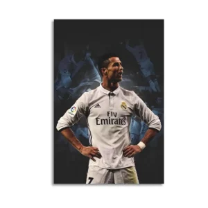 Cristiano Ronaldo Oil And Canvas  Canvas Art
