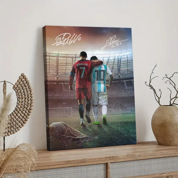 Cristiano Ronaldo Canvas Art Oil And Canvas