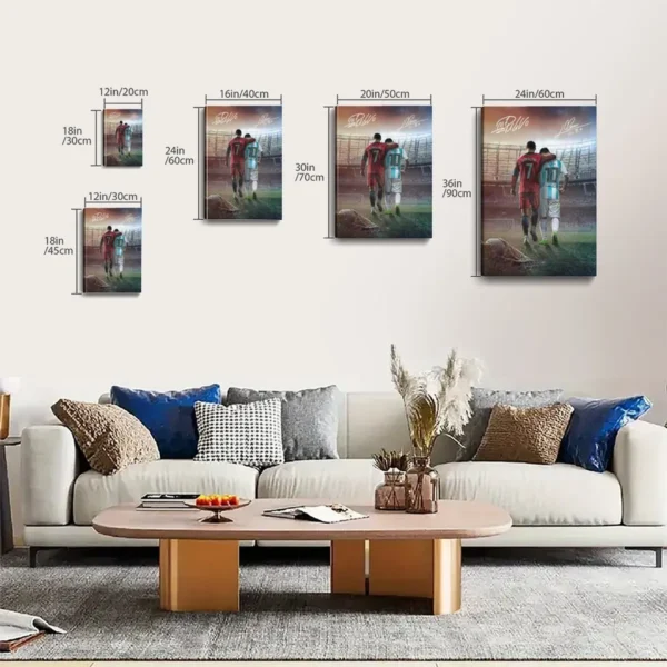 Cristiano Ronaldo Canvas Art Oil And Canvas